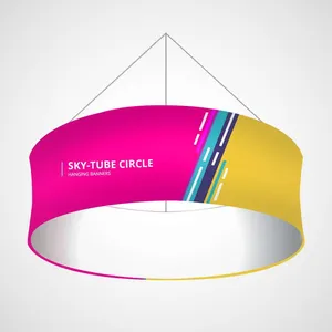 Customized Trade Show Hanging Signs Fabric Banners and Fabric Structures thumbnail-1