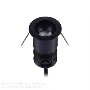 Feipu Deep-hidden Anti-glare Led Mini Downlight Pntd-2w-a30, Chinese-style Minimalist Sand-black Recessed Ceiling Light thumbnail-3