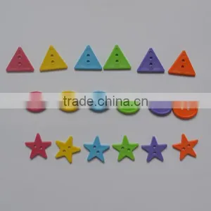 Multiple Color 2-hole Plastic Buttons for Children / Kids Sewing Buttons thumbnail-3