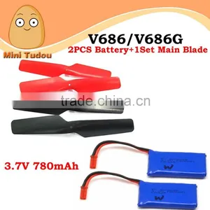 V686G V686 Drone Chargers & Controller &battery Parts Drones Parts thumbnail-1