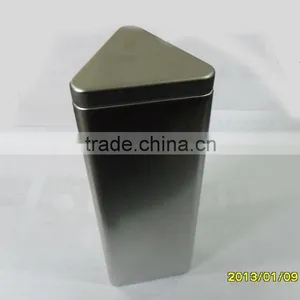Factory Price Triangle Tea Tin Box thumbnail-1