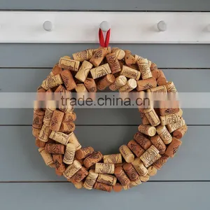 Christmas Decoration Cork Wreath thumbnail-1