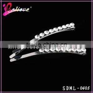 Charming Hair Jewelry Hair Pins With Rhinestone Crystal Hair Accessories for Little Girls thumbnail-1