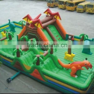 Commercial Giant Inflatable Playground / Inflatable Children Playground / Inflatable Dragon City Playground thumbnail-1