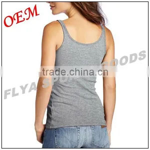 Women Fashionable Wholesale Cotton Tank Top Fitness Clothing thumbnail-2