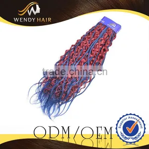 7A Big Stocks Wholesale Kinky Curl Malaysian Synthetic Hair thumbnail-4