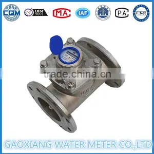 DN100mm Flange Woltman Stainless Steel Water Meter thumbnail-1
