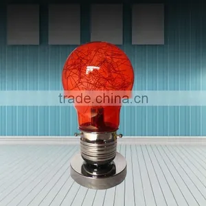 Bulb Shaped Glass Touch Table Lamp thumbnail-3