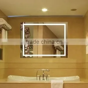 Wall Mounted Lighted Backlit Luxury Bathroom Mirrors thumbnail-6