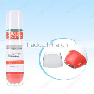 120ml-300ml Stainless Massage Ball/Roller Chest Cream Oval PE Tube thumbnail-1