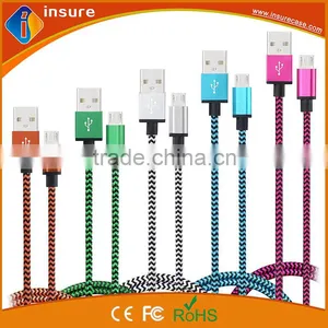 High Speed Good Quality USB Braided Charging Cable for Iphone 6 thumbnail-5