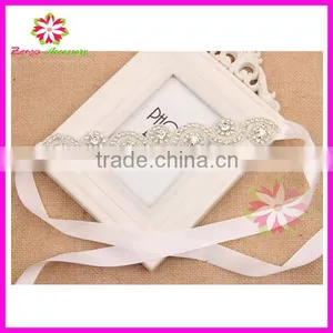 Crystal Rhinestone Applique, Crystal Embellishment Appliques, Bridal Rhinestone Appliques thumbnail-2