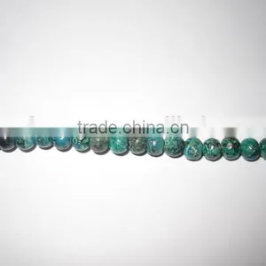 Wholesale Natural Polished Round Bead Chrysanthemum Nugget Gemstone for Necklace Making thumbnail-2