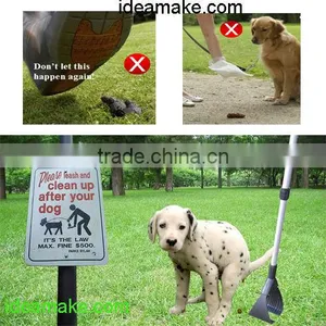 Smart Pet Supply Item Dog Poop Scoop Telescopic Handle Varies From 26 to 40 Inches thumbnail-1