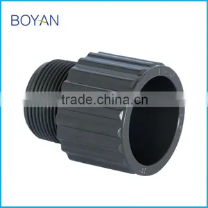 Made In China BOYAN PVC ASTM SCH80 Grey Pipe Fitting Thread Adapter Male Coupling Copper Fitting thumbnail-5