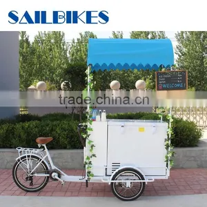 Mini Mobile Ice Cream Cart and Ice Cream Bike for Sale thumbnail-4