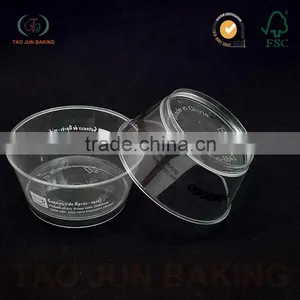 Round Shaped Plastic Jelly Cake Cup Container Ice-cream Tool Eco-friendly Materials thumbnail-2