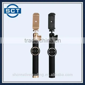 Aluminum Alloy Foldable Monopod Extendable Wireless Bluetooth 3.0 Selfie Stick Adjustable thumbnail-2
