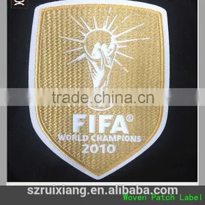 High Grade Woven Tech Adhesive Iron-on Soccer Patch thumbnail-1