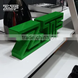 ZJF Light White Paint Table Top Product Display Shoe Wood Rack thumbnail-4
