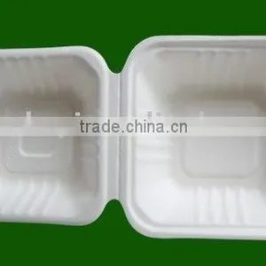 Molded Fiber 6 Inch Food Container thumbnail-1