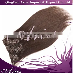 Human Virgin CLip In Hair Extension Invisible thumbnail-1