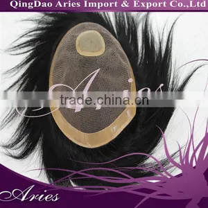 Indian Hair Men Toupee,hair Piece Toupee,toupee for Men thumbnail-1