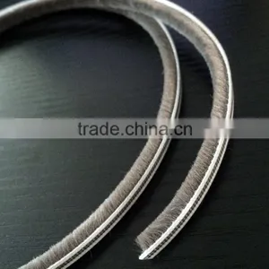 Wool Pile Weather Strip,Silicon Wool Pile 5*6 thumbnail-1