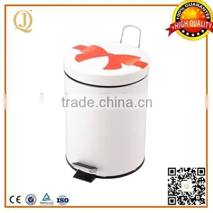 Kid's Bedroom Metal Trash Bin Indoor Foot Pedal Trash Bin thumbnail-4