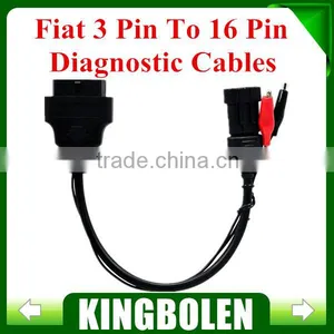 OBD OBD2 FIAT 3PIN to 16PIN Car Diagnostic Tool Cable thumbnail-1