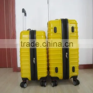 HARD SHELL ABS &PC YELLOW PRINT LUGGAGE in Haoyu thumbnail-5