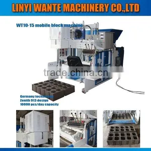Hot Sell WT10-15 Fully Automatic Egg Laying Movable Concrete Block Making Machine Price for Sale thumbnail-1