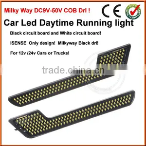 New Design Car Led Running Light Wrapped by Aluminum Plate COB DRL for Driving Lights thumbnail-6