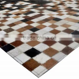Hair-On Cowhide Leather Carpet With Blanket M-64 thumbnail-2