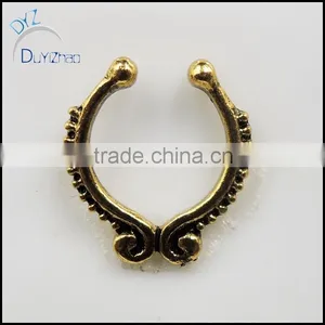 Fashion Hot Sale Simple Septum Clicker Nose Rings thumbnail-1