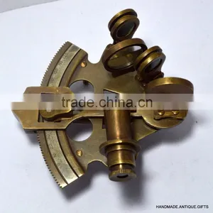 Brass Handmade Vintage Sextant - 3 Inch Sextant - Promotional Gift Sextant 1032 thumbnail-4