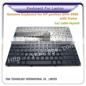 Genuine SP Keyboard for HP Pavilion DV4-3000 DV4-4000 Laptop With Black Frame thumbnail-1