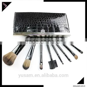 Black Color 7 Pcs Personalized High Quality Make up Brushes thumbnail-1