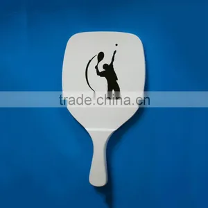 White Wooden Beach Rackets With Printing, Wooden Beach Tennis Rackets thumbnail-1