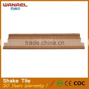 Excellent Fire Resistance Colorful Stone Coated Metal Roof Tile thumbnail-2