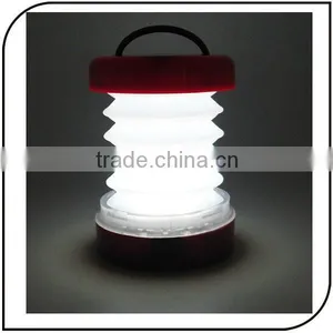 Waterproof ABS 2mode 5LED AAA Battery Portable Light Hand Lantern Mini Led Tensile Camping Lamp thumbnail-6