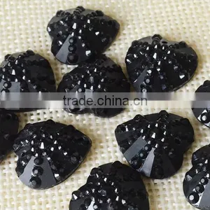 20mm All-Star Heart Rhinestone ,Resin Flatback Gems ,Garment DIY Accessories thumbnail-2