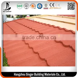 SGB Aluminum Zinc Panel Colorful Stone Coated Steel Roofing thumbnail-5