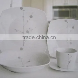 20pcs Square Dinner Set / Square Porcelain Ceramic Dinner Set thumbnail-5