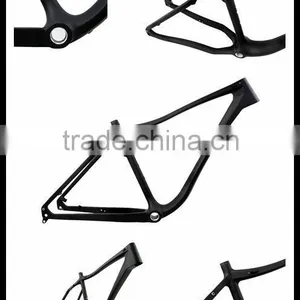 China Cheap 26er MTB Fat Bike Carbon Fiber Frame Fat Carbon Frameset, 26er Fat Snow Bike, 26er Fat Bike Frameset, 100mm BSA/BB30 thumbnail-5