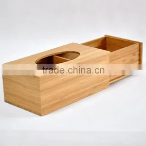 Bamboo Rectangle Tissue Box thumbnail-1