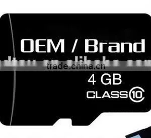 Full Capacity,good Quality 4gb Class4 TF Memory Card With Adaptor for Car GPS thumbnail-1