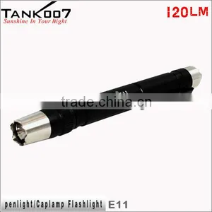 Dry Battery Power Source and Mini LED Light Torch Flashlight Silver thumbnail-6