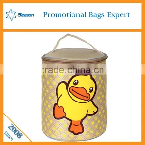Round Cooler Bag Customized Cooler Bag Lunch Bag Insulated thumbnail-2