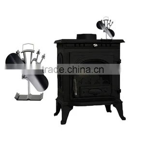 Providing More Warmth Black Wood Burning Stove Fan Ecofan thumbnail-1
